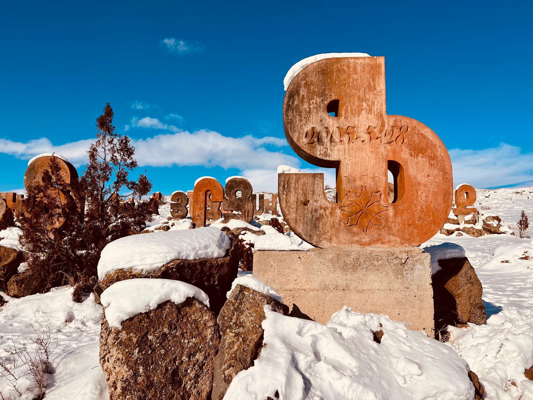 Saghmosavank, Hovhannavank, Mughni, Armenian Alphabet Monument